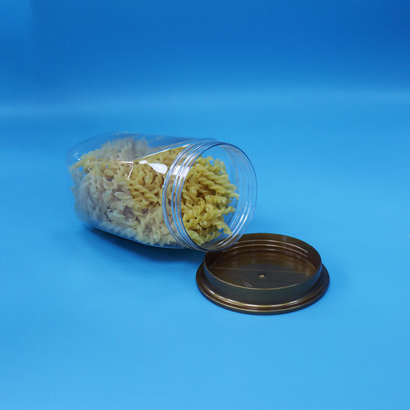 Żywność dla niemowląt Wysokiej jakości Przejrzysty plastikowy z PET Zbiornik do przechowywania żywności Szybki pokrywkę do orzechów