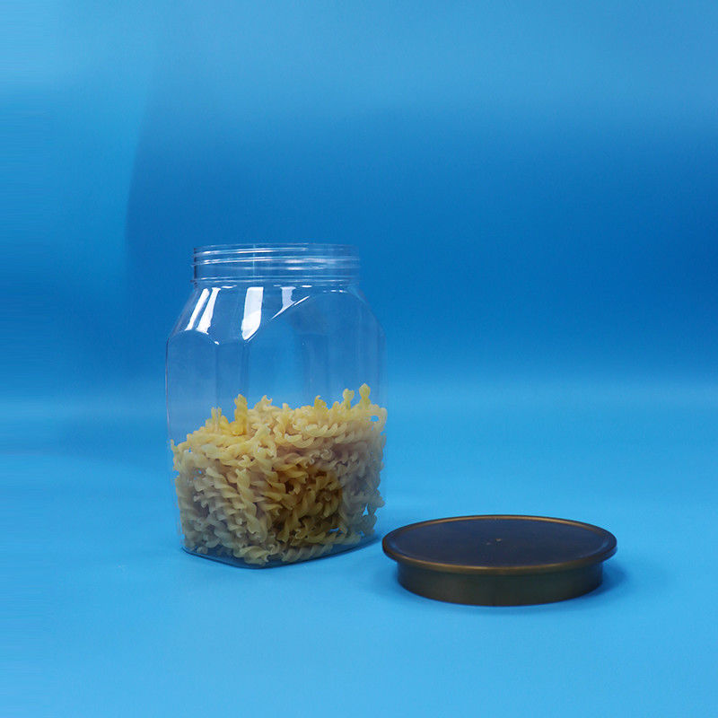 Żywność dla niemowląt Wysokiej jakości Przejrzysty plastikowy z PET Zbiornik do przechowywania żywności Szybki pokrywkę do orzechów