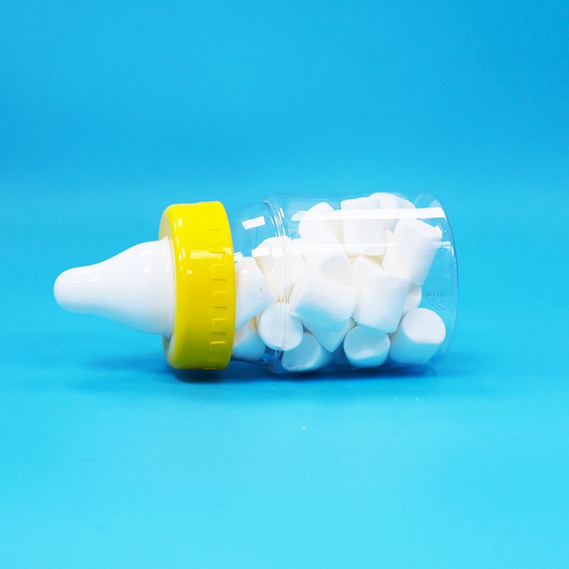 Przezroczysty plastik PET spożywczy, szczelny słoik ze śrubową zakrętką do żywności, cukierków i ciasteczek