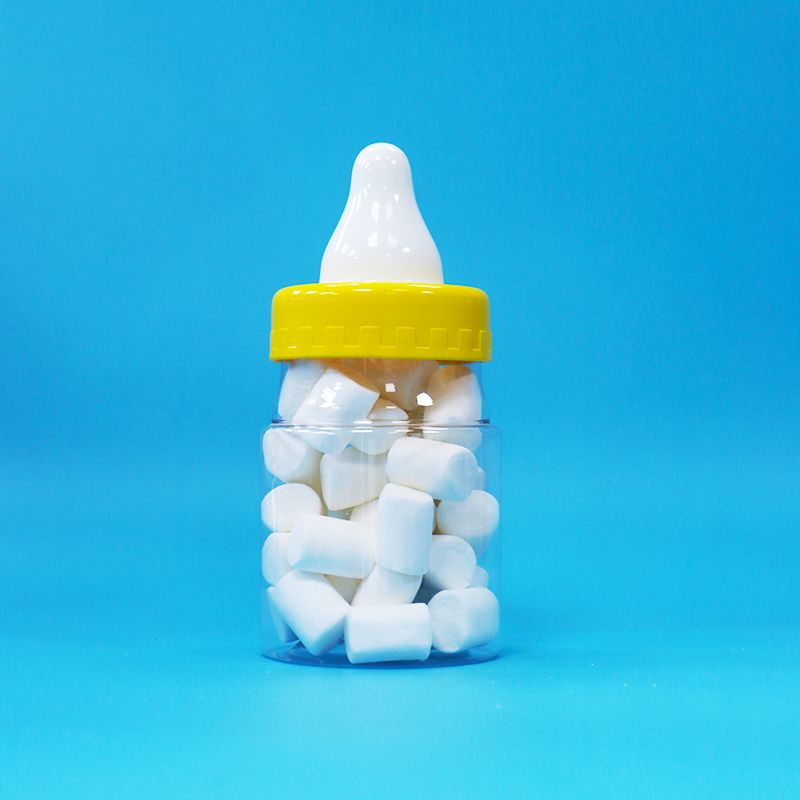 Przezroczysty plastik PET spożywczy, szczelny słoik ze śrubową zakrętką do żywności, cukierków i ciasteczek