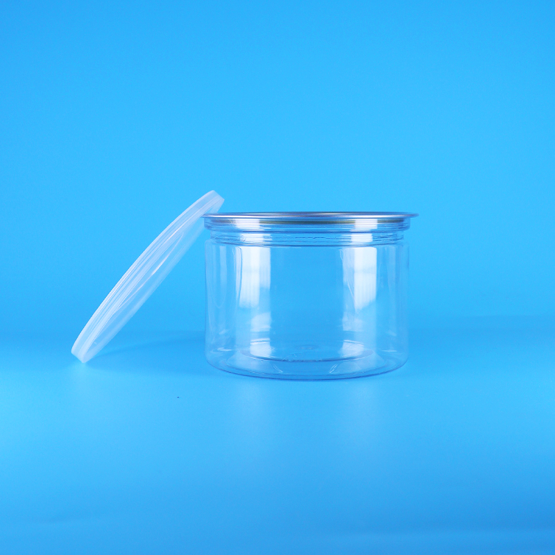Plastikowa, okrągła pokrywka PET z łatwym otwieraniem do puszek na żywność, cukierki, ciasteczka, przekąski, herbatę, opakowania