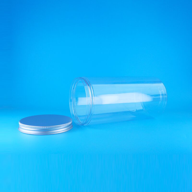 Zakręcane pokrywki, szeroki otwór, przezroczyste, szczelne, wysokie, okrągłe, plastikowe słoiki na suchą żywność, ciastka, pojemniki