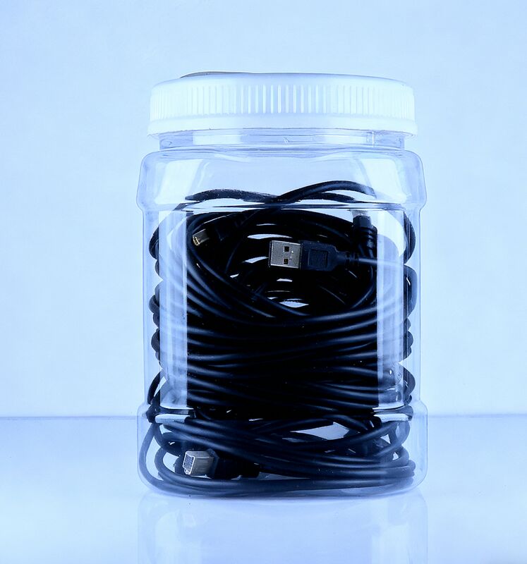 Dobrze uszczelniający plastikowy słoik PET o kwadratowym kształcie, przezroczysty, do ciasta z chińskiego pochrzynu, ciasteczek, z zakrętką