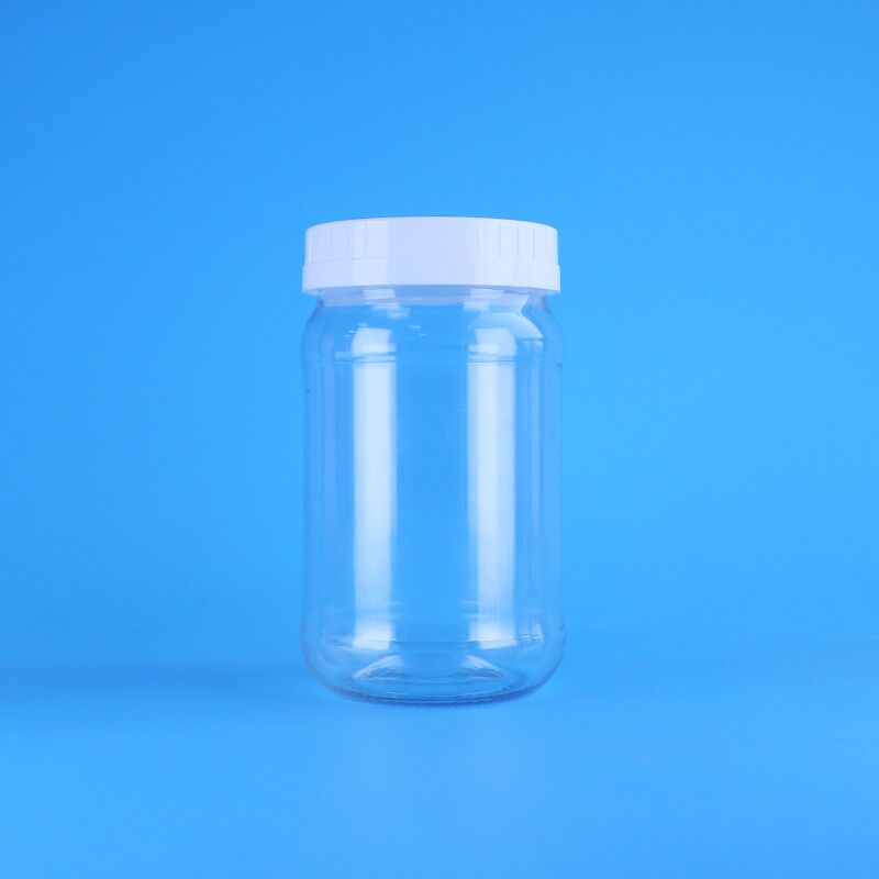 220 ml przejrzyste plastikowe słoik z białą muszką do opakowań sałatek i dżemów