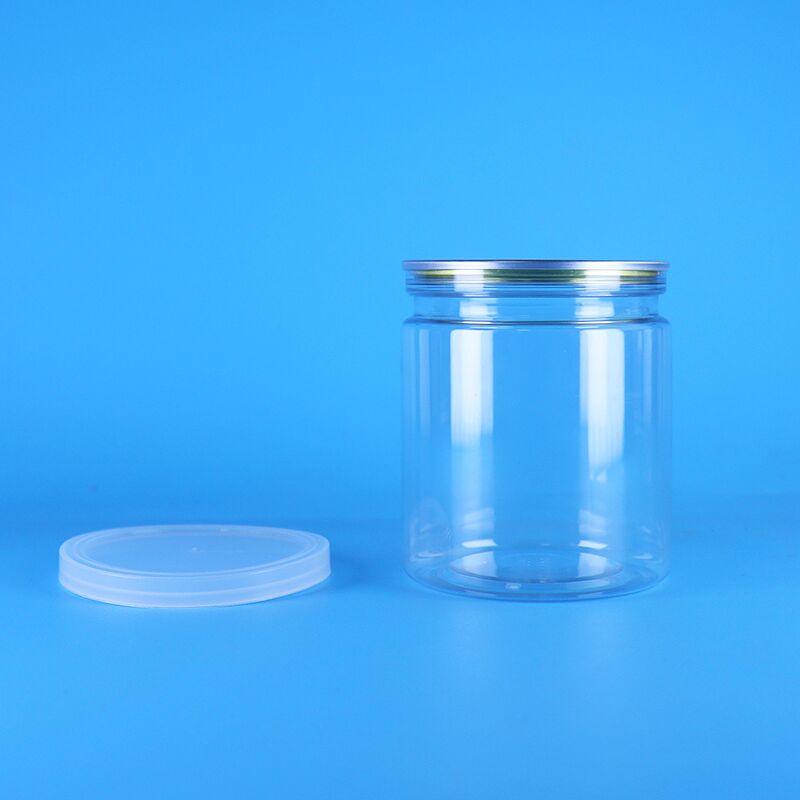 250 ml szczelna słoika PET z łatwo otwartą pokrywą dla popcornu i puree ziemniaków