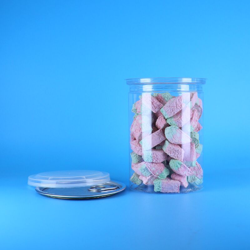 Wytrzymałe pojemniki PET do żywności Przejrzyste pojemniki do przechowywania ciast Ciasteczka Cukierki Cukierki z łatwo otwartą pokrywą