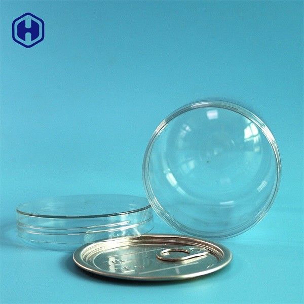 Zakręcane wieczka Typ Przezroczyste plastikowe puszki 16 uncji 500 ml z aluminiowym wieczkiem EOE