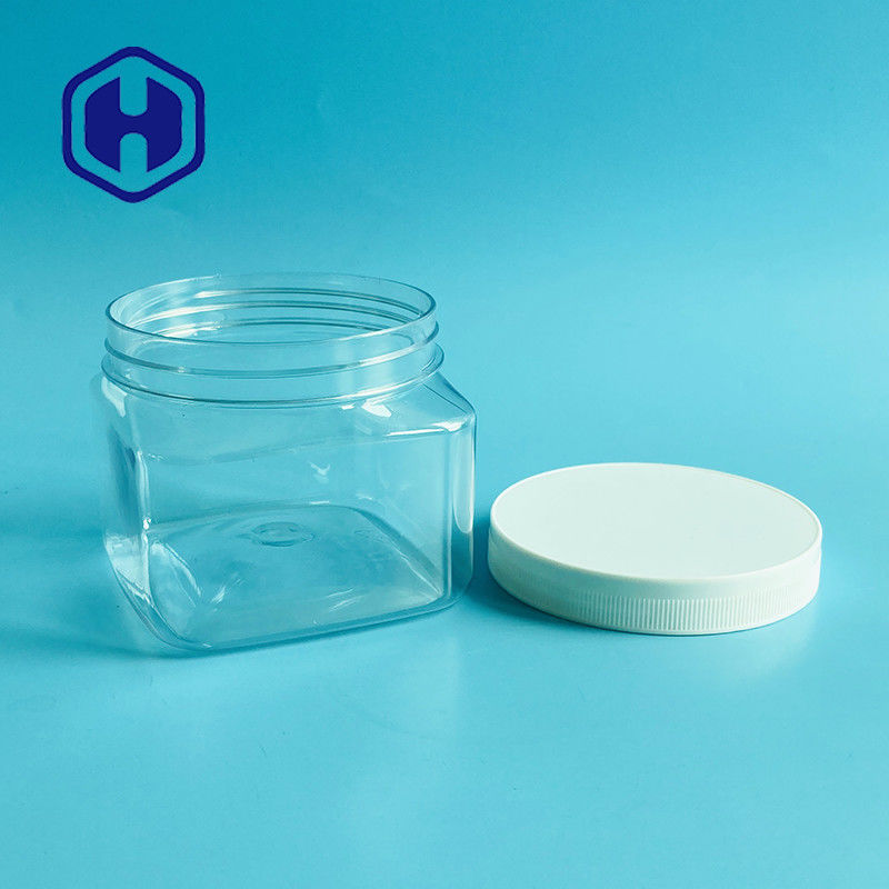 500g 17,63 uncji Kwadratowy kosmetyczny plastikowy słoik na krem ​​​​do ciała Baby Powder