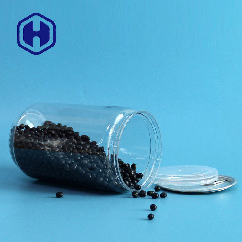 30,7 uncji 900 ml przezroczyste plastikowe puszki Proste 307 # Organiczne surowe orzeszki ziemne Fasola Popcorn