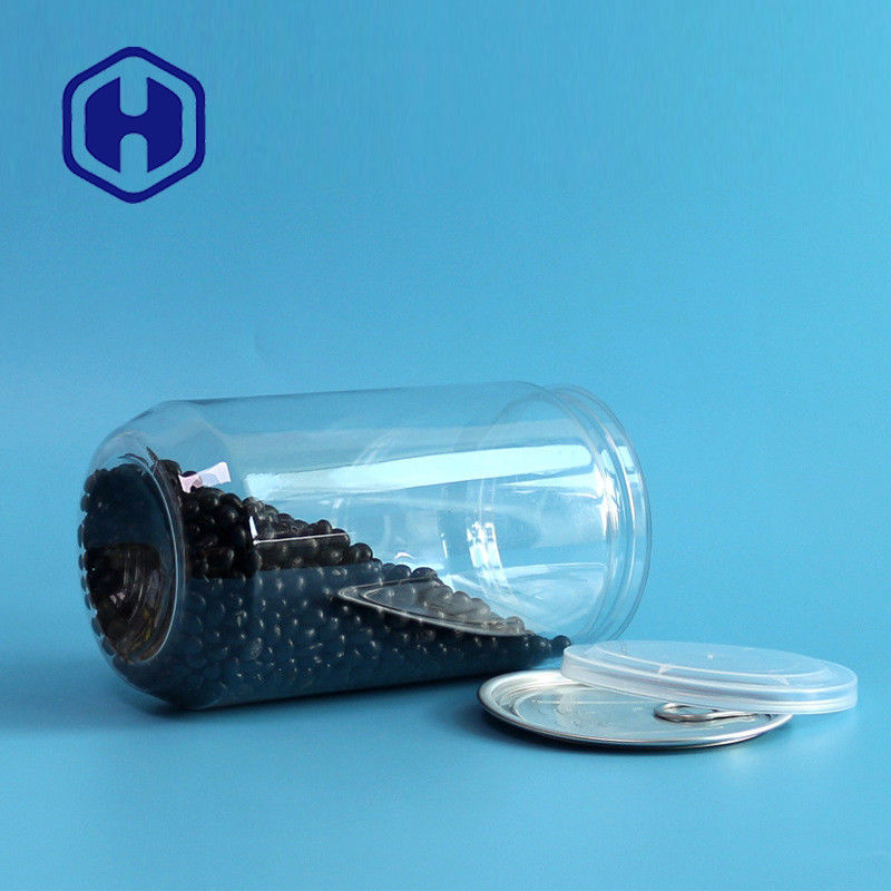 30,7 uncji 900 ml przezroczyste plastikowe puszki Proste 307 # Organiczne surowe orzeszki ziemne Fasola Popcorn