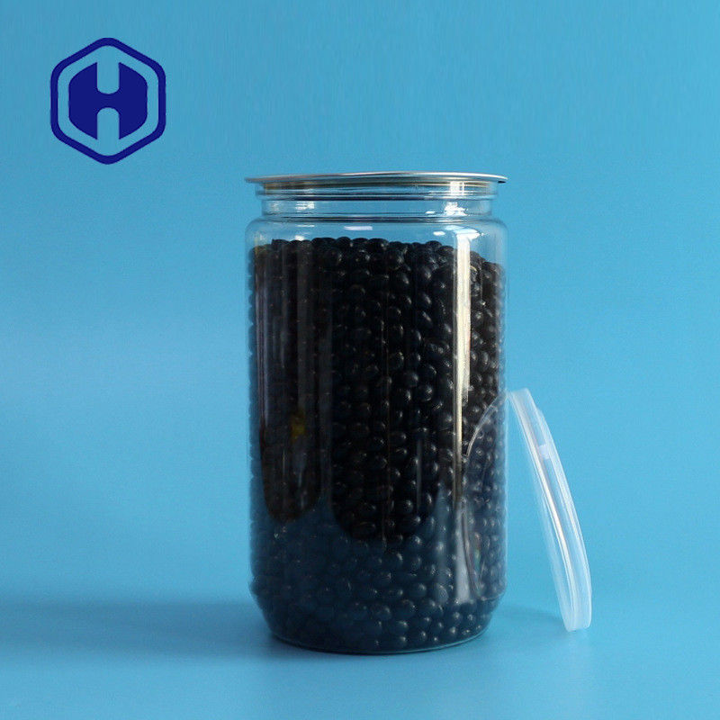 30,7 uncji 900 ml przezroczyste plastikowe puszki Proste 307 # Organiczne surowe orzeszki ziemne Fasola Popcorn