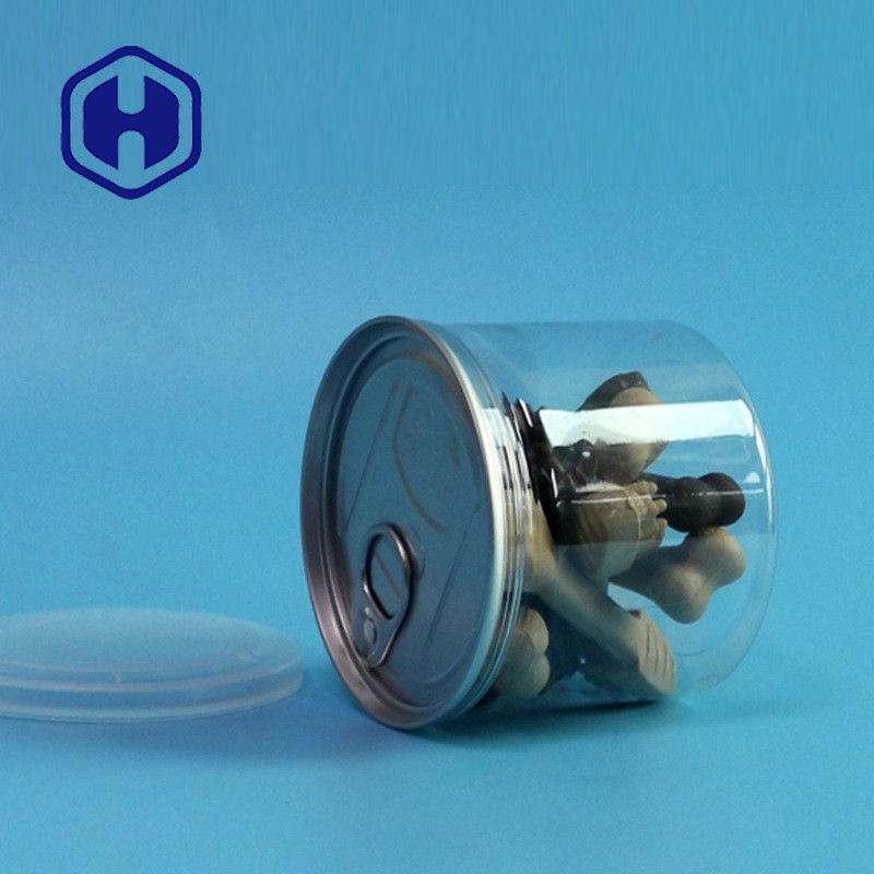 307 # 280 ml przezroczyste plastikowe puszki PET EOE Lid Canning Owoce morza Kawior Imbir Orzechy włoskie Migdały
