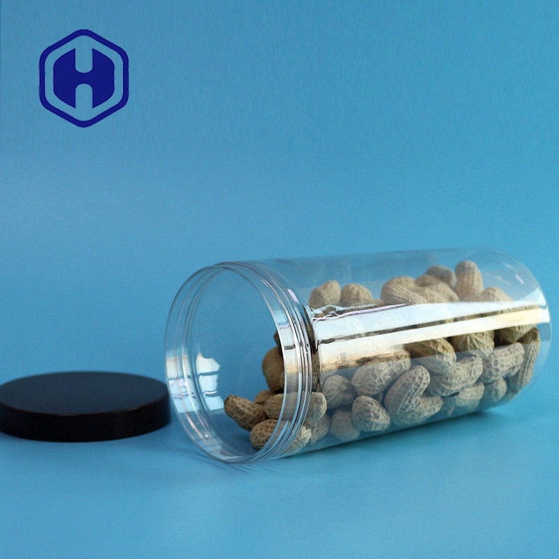 750 ml szczelny plastikowy słoik Proste jednostronne przezroczyste opakowanie z długim drutem PET szerokie usta