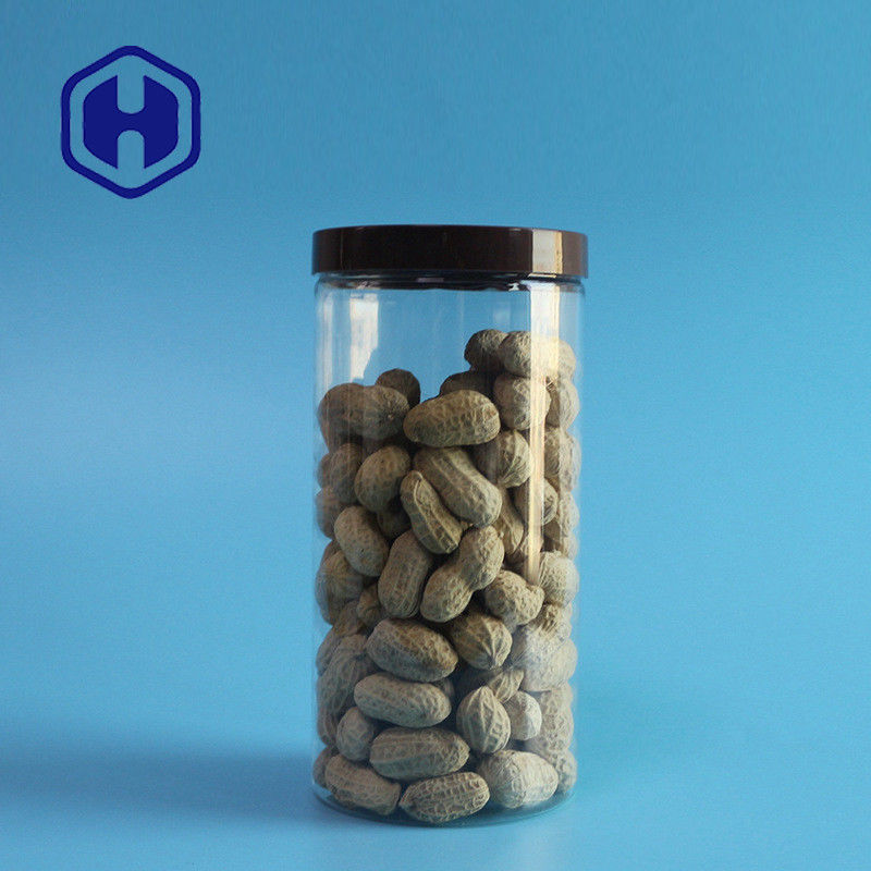 750 ml szczelny plastikowy słoik Proste jednostronne przezroczyste opakowanie z długim drutem PET szerokie usta