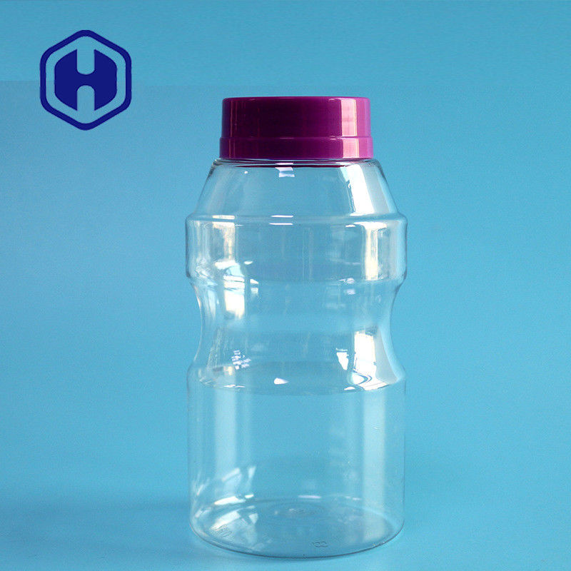 300 ml szczelny plastikowy słoik na nasiona czekolady z małymi ustami słoiki z cukierkami PET z zakrętką