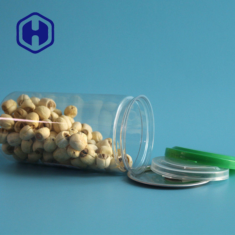 211 # 440 ml Przezroczyste plastikowe puszki Nasiona Czekoladowe herbatniki Łatwe otwieranie puszki PET