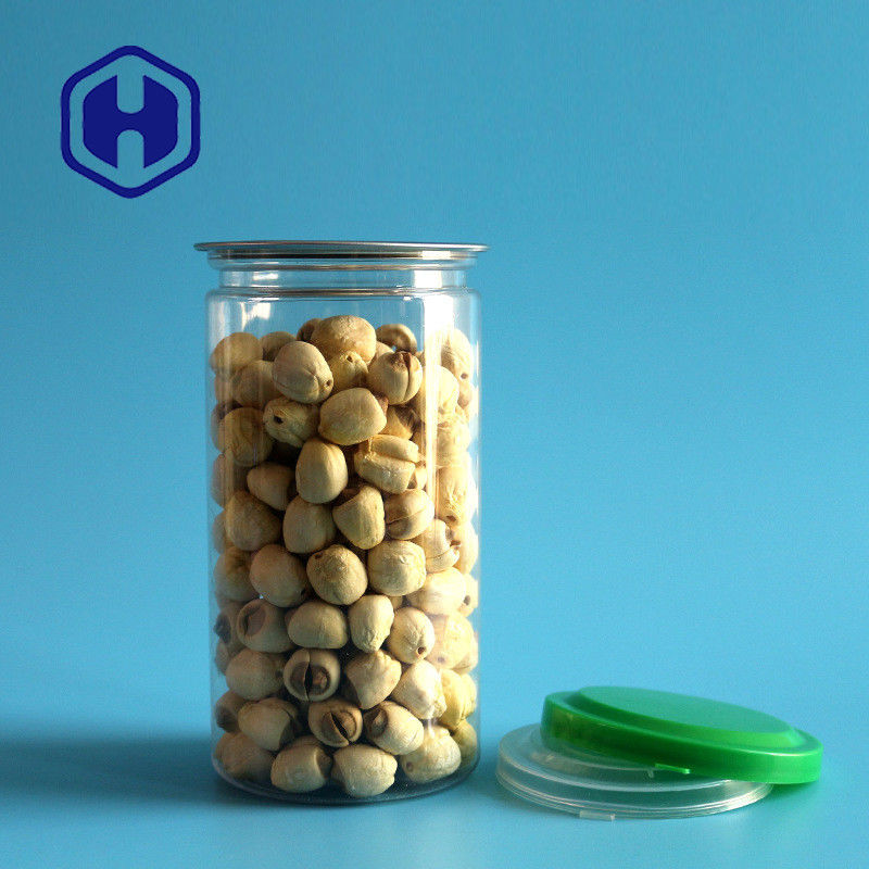 211 # 440 ml Przezroczyste plastikowe puszki Nasiona Czekoladowe herbatniki Łatwe otwieranie puszki PET