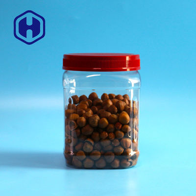 1480 ml 50 uncji Kwadratowy plastikowy słoik PET Kawa w proszku Opakowania na żywność z zakrętką