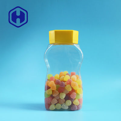 820 ml przezroczystego, unikalnego plastikowego opakowania na kawę z wkładką z zakrętkami