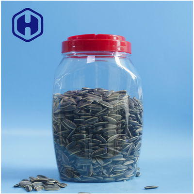 1850 ml duży plastikowy słoik z otwartymi ustami na ciasteczka orzeszki ziemne