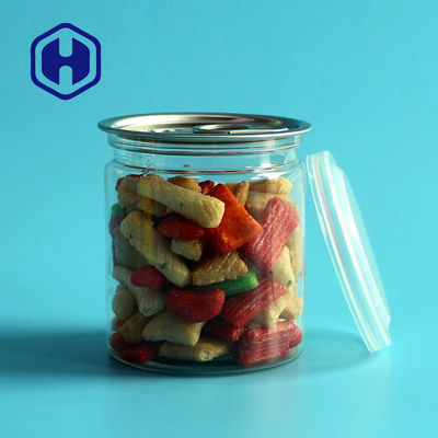 Bezprzewodowe przezroczyste PET łatwo otwarte puszki z tworzywa sztucznego z łatwym otwartym końcem