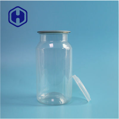 Przejrzyste plastikowe puszki PET do suchej żywności i przypraw z wytrzymałością i łatwym otwarciem