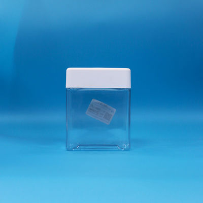 Przejrzystość PET cukierki przekąski plastikowe żywności pojemniki kwadratowe