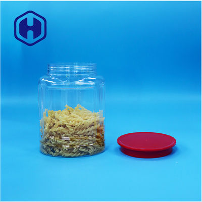 Owalny przejrzysty plastikowe orzechy cukierki ciasteczka pieprzowe żywność dla dzieci Jar śrubkowy wieko