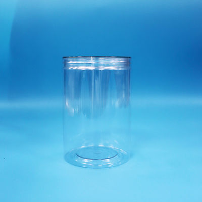 35.5oz Żywność Żywność Cukierki orzechy Przejrzysty Cylinder Okrągły PET Plastic Jar Przejrzysty Śrubokręt