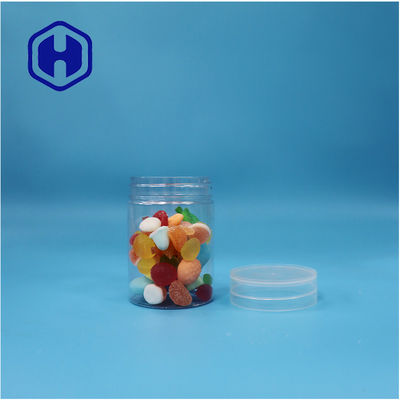 Okrągły przezroczysty plastikowy PET słodkie cukierki ciasteczka orzechy papryka słoik żywnościowy