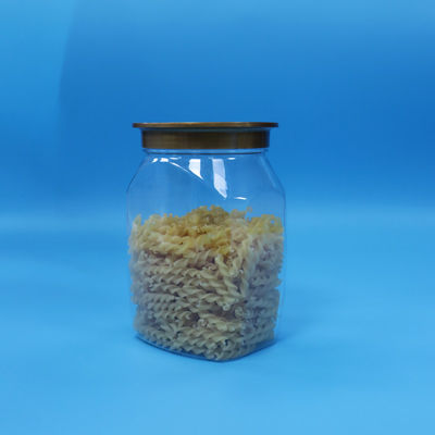 Żywność dla niemowląt Wysokiej jakości Przejrzysty plastikowy z PET Zbiornik do przechowywania żywności Szybki pokrywkę do orzechów