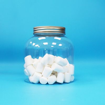 Aluminiowe zakrętki do słoików z przezroczystego plastiku PET na cukierki, orzechy i codzienne produkty spożywcze, ekologiczne