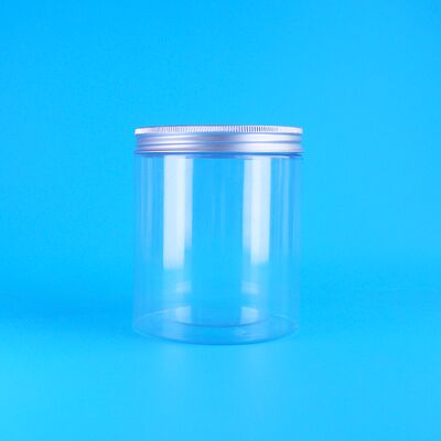 Produkty spożywcze PET Plastic Round Jar Packaging Mustard Cashew Child Food Aluminium Lid