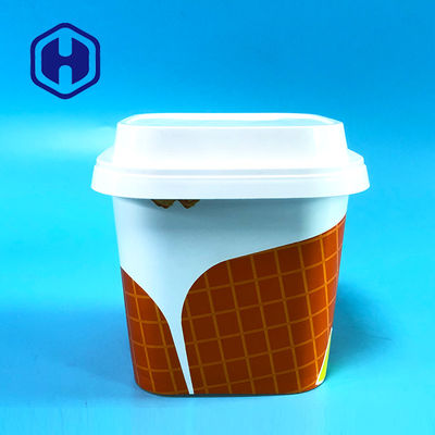 22 oz IML Tubs dla zamrożonych Kakao orzechy lody Mango orzechy orzechowe Shea masło ciała