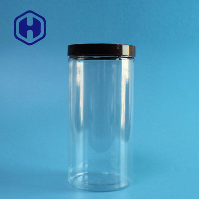 750 ml szczelny plastikowy słoik Proste jednostronne przezroczyste opakowanie z długim drutem PET szerokie usta